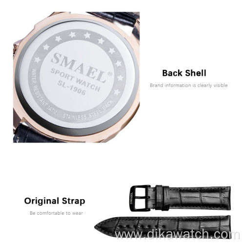 SMAEL Brand Luxury Men Business Quartz Watch Fashion